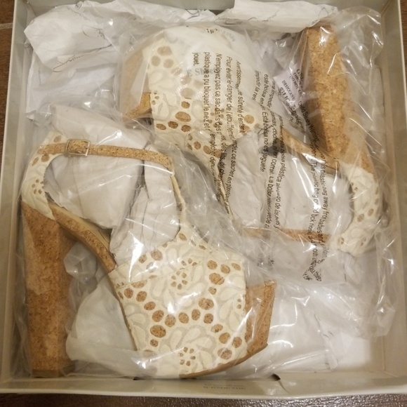 Jessica Simpson Shoes - Jessica Simpson Cream Macrame Dany NIB- Size 6M